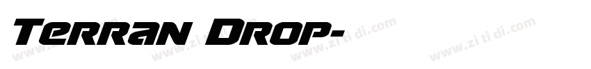 Terran Drop字体转换